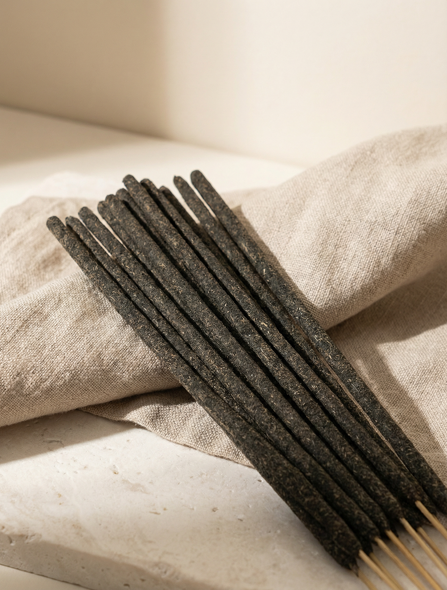 Handmade Black Copal Incense - 7 Sticks