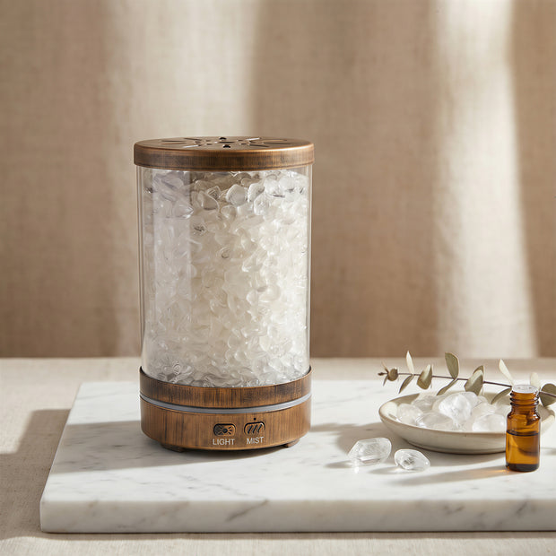 Clear Quartz Crystal Aroma Diffuser – Energy Amplifier