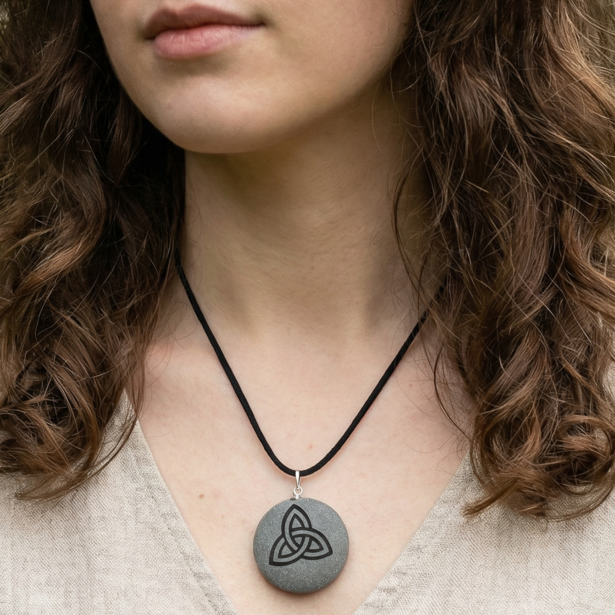 Celtic Knot Triquetra Pendant – Protection & Harmony