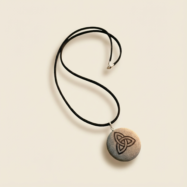 Celtic Knot Triquetra Pendant – Protection & Harmony