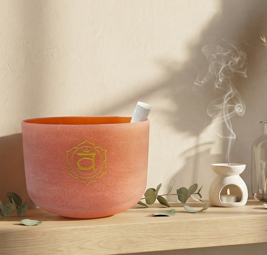 Sacral Chakra Crystal Singing Bowl