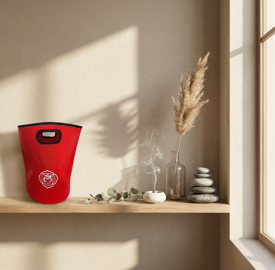 10'' Inch Quartz Crystal Singing Bowl with Engraved Chakra Symbol: Root Chakra/Will Power, Decision Making/Crystal Singing Bowl