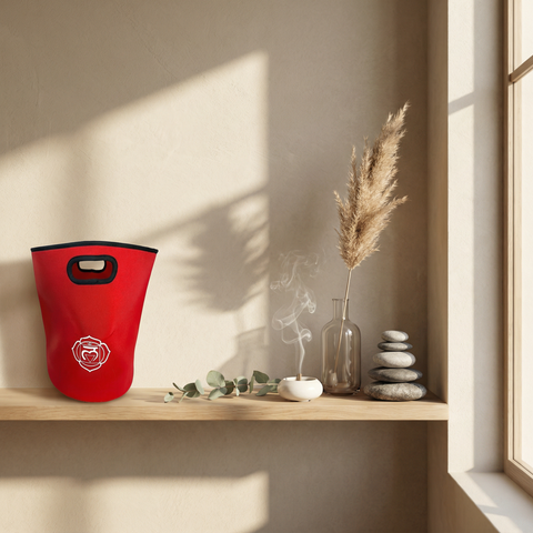 10'' Inch Quartz Crystal Singing Bowl with Engraved Chakra Symbol: Root Chakra/Will Power, Decision Making/Crystal Singing Bowl