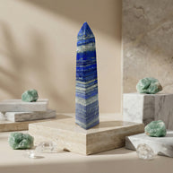 Lapis Lazuli Crystal Tower