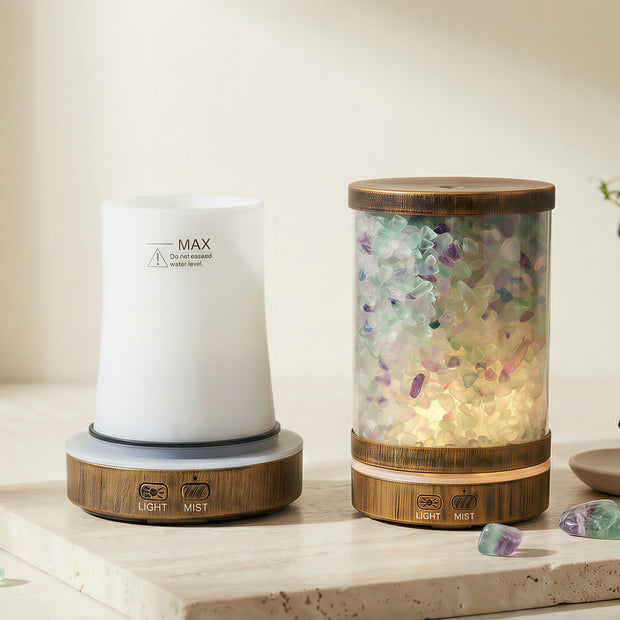 Fluorite Crystal Aroma Diffuser – Focus & Clarity