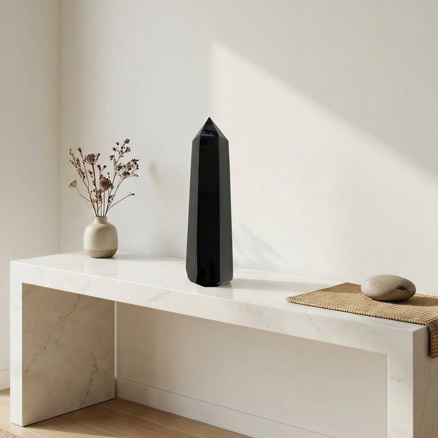 Black Obsidian Obelisk Crystal