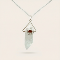 Clear Quartz is known as the Master Healer. It is one of the most powerful crystals for cleansing, amplification, and spiritual clarity.