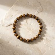 Yellow Tiger Eye Bracelet 8 mm – Confidence, Protection & Good Luck
