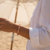 Pink Opal Bracelet 8 mm – Emotional Healing, Peace & Self-Love