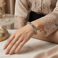 Fluorite Bracelet 8 mm – Mental Clarity, Focus & Emotional Balance