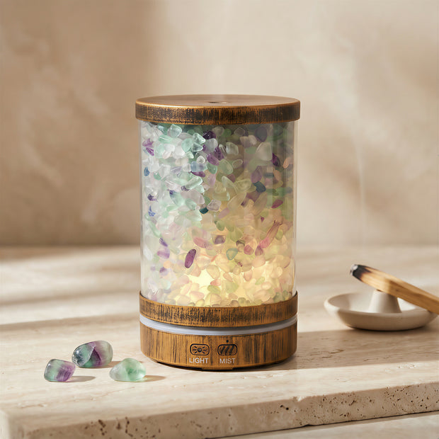 Fluorite Crystal Aroma Diffuser – Focus & Clarity