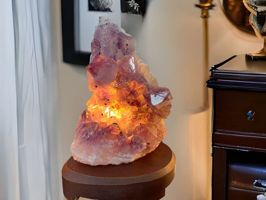 Amethyst Stone Lamp