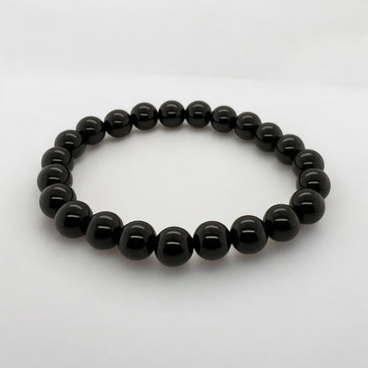 Onyx Bracelet Stretch Fit Handmade 8mm