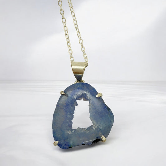 Blue Agate Pendant