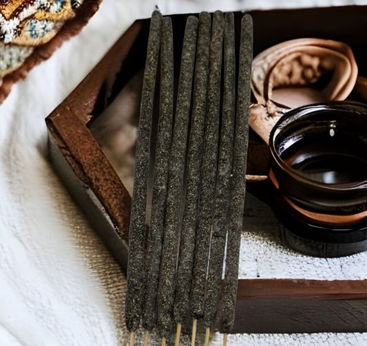 Handmade Black Copal Incense - 7 Sticks