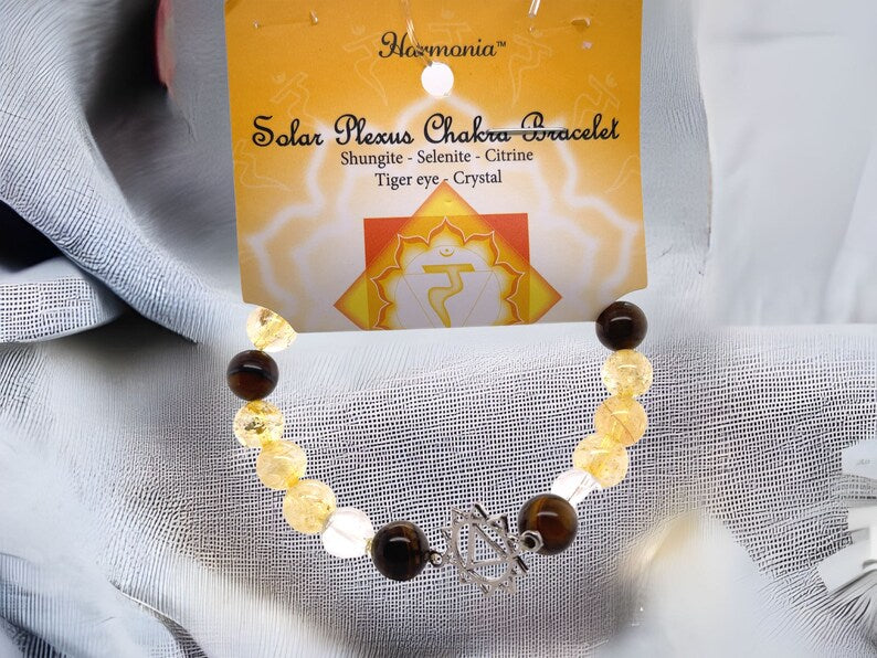 Solar Plexus Chakra Bracelet 8 mm