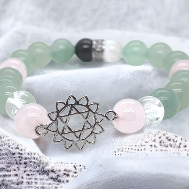 Heart Chakra Gemstone Bracelet