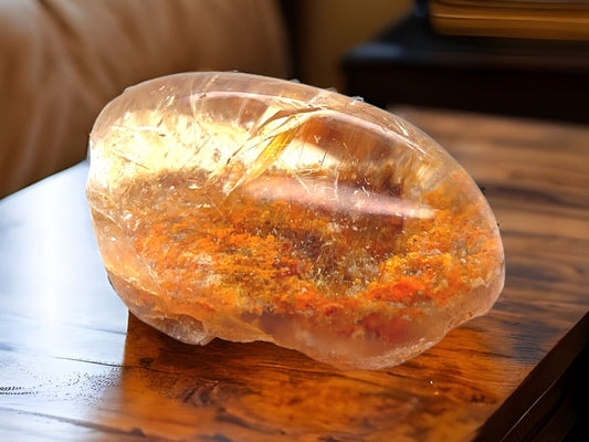 Transparent to Translucent Rutilated Quartz from Minas Gerais