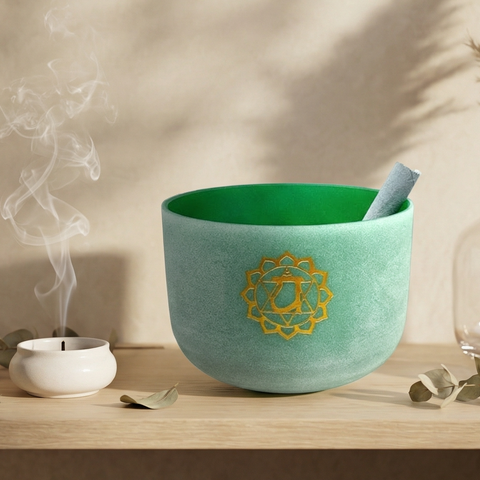Heart chakra Crystal Singing Bowl