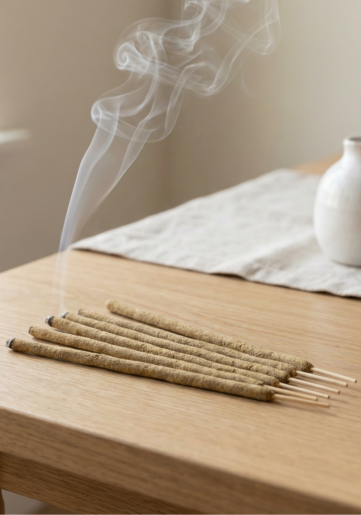 Handmade Natural Eucalyptus Incense Sticks, 7 Sticks