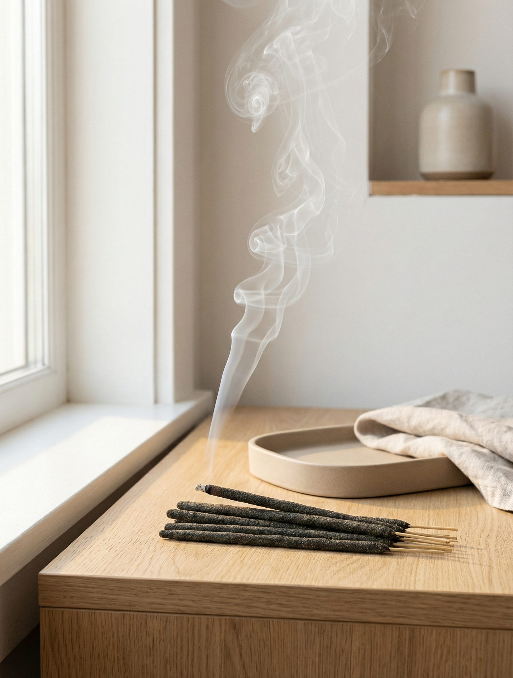 Handmade Black Copal Incense - 7 Sticks