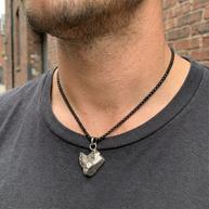 Genuine Meteorite Pendant with Chain – Cosmic Energy