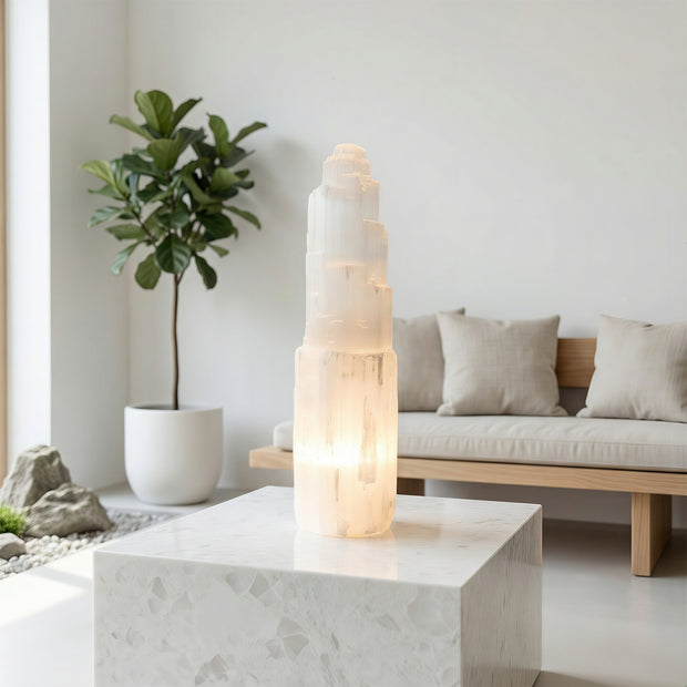Selenite Lamp – Natural Energy & Relaxation